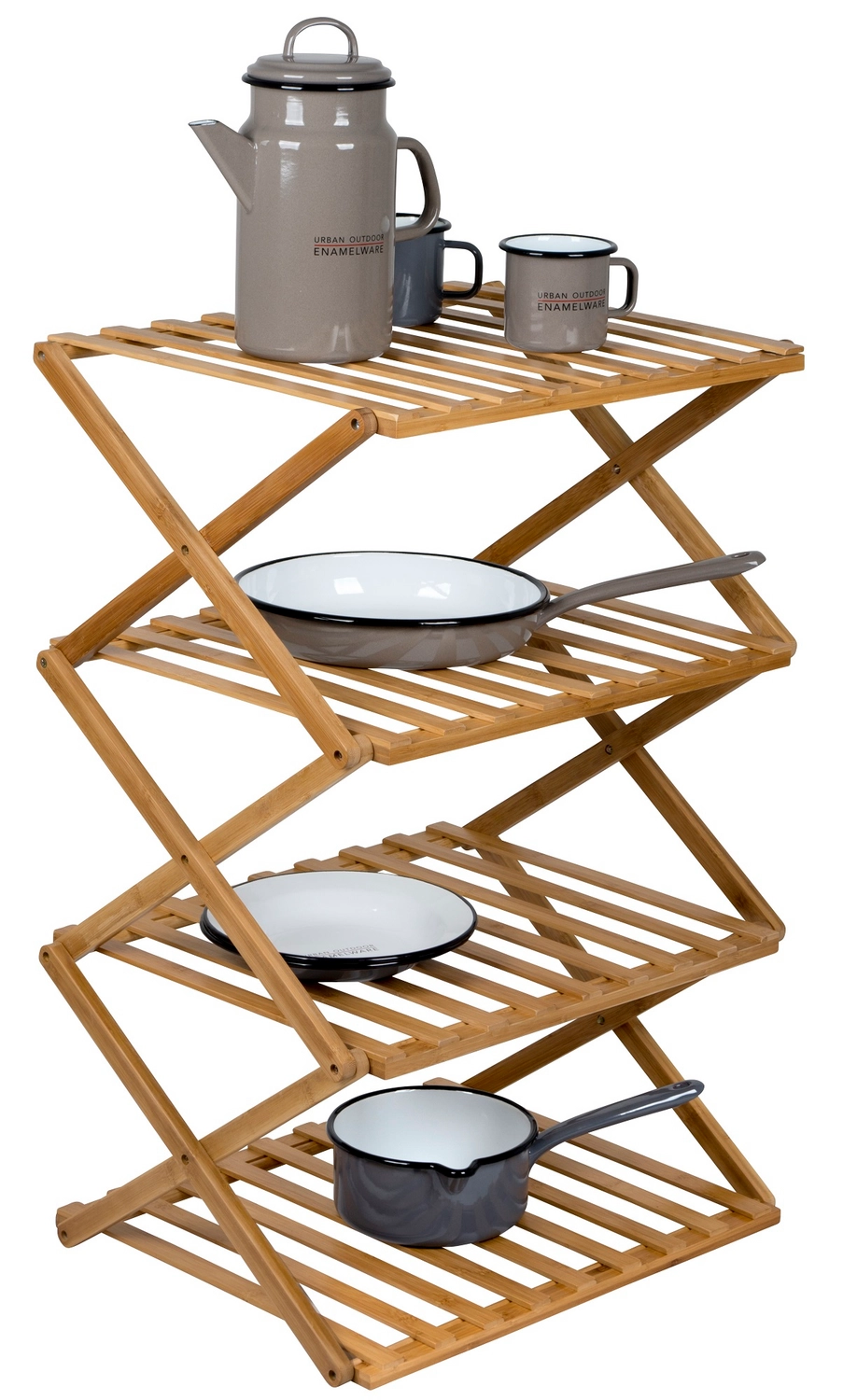 Legkast Bo-Camp Urban Outdoor Fitzroy Bamboe 1 Legkast Bo-Camp Urban Outdoor Fitzroy Bamboe