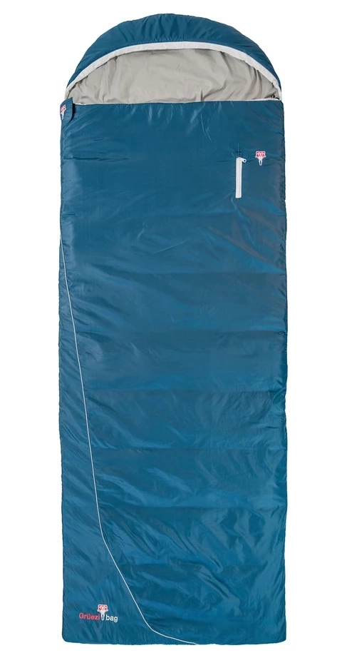 Slaapzak Grüezi Cloud Cotton Comfort Rechts Deep Cornflower Blue 1 Slaapzak Grüezi Cloud Cotton Comfort Rechts Deep Cornflower Blue
