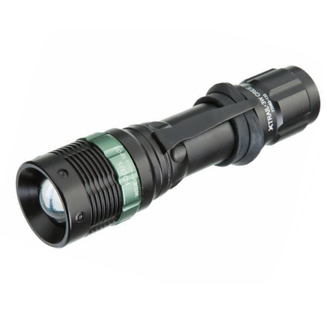 Zaklamp LED Xtrail Oplaadbaar Aluminium Zwart Homeij 1 Zaklamp LED Xtrail Oplaadbaar Aluminium Zwart Homeij