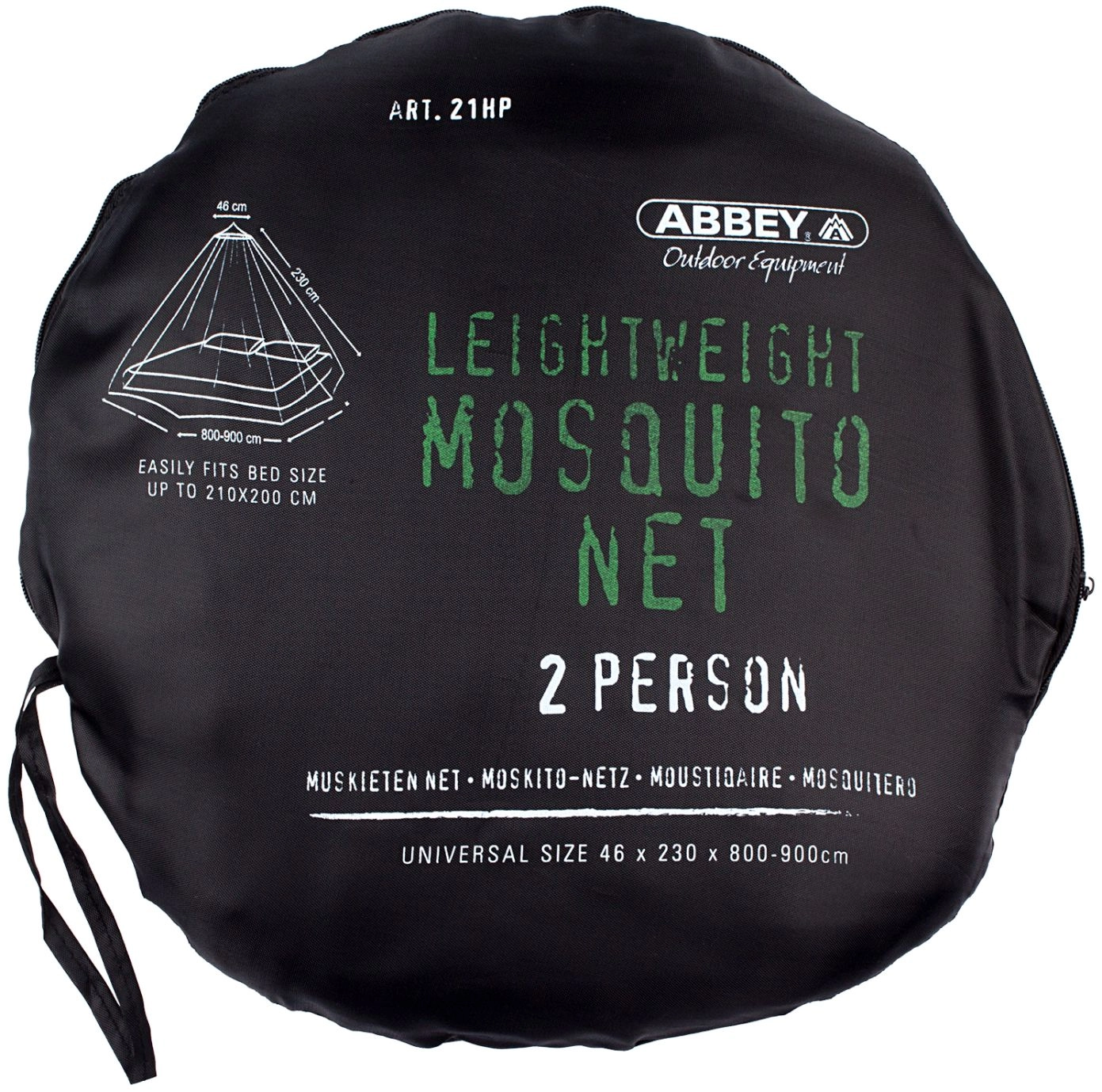 Klamboe Abbey Camp Lichtgewicht 2-Persoons Wit 4 Klamboe Abbey Camp Lichtgewicht 2-Persoons Wit - Afbeelding 4