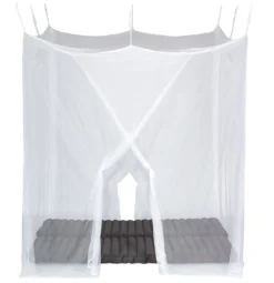 Klamboe Abbey Camp Box 2-Persoons Wit -Spydercoe Winkel 3 21HQ open2zijden