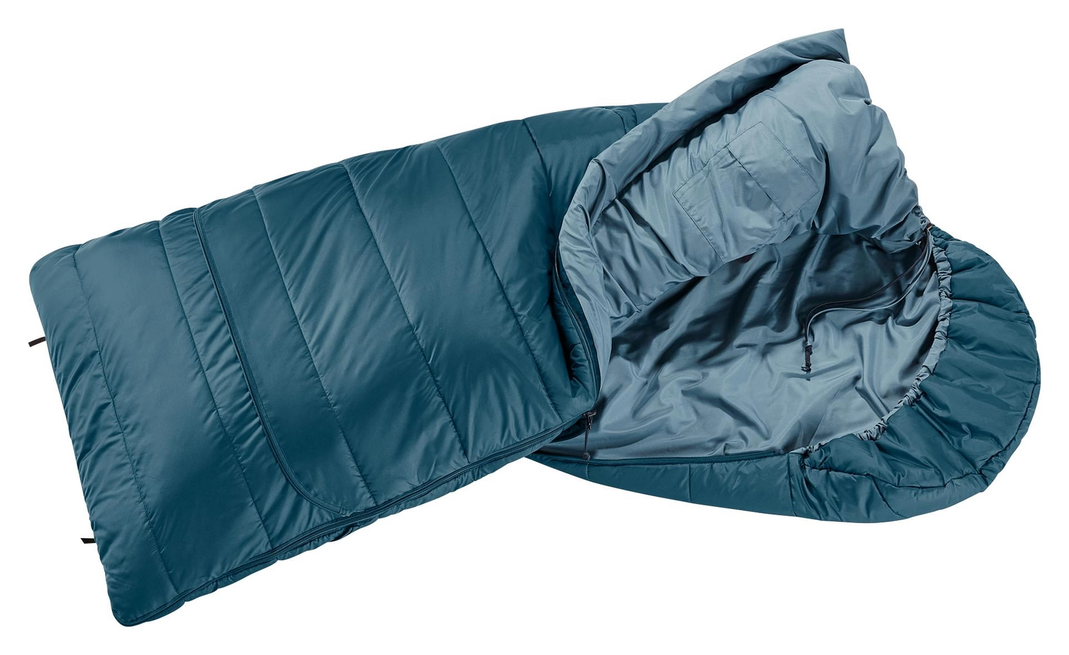 Slaapzak Deuter Starlight SQ Marine Slate Blue 2 Slaapzak Deuter Starlight SQ Marine Slate Blue - Afbeelding 2