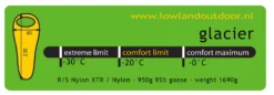 Slaapzak Lowland Glacier Lime (Links) 7 Slaapzak Lowland Glacier Lime (Links) -Spydercoe Winkel 4 glacier 4
