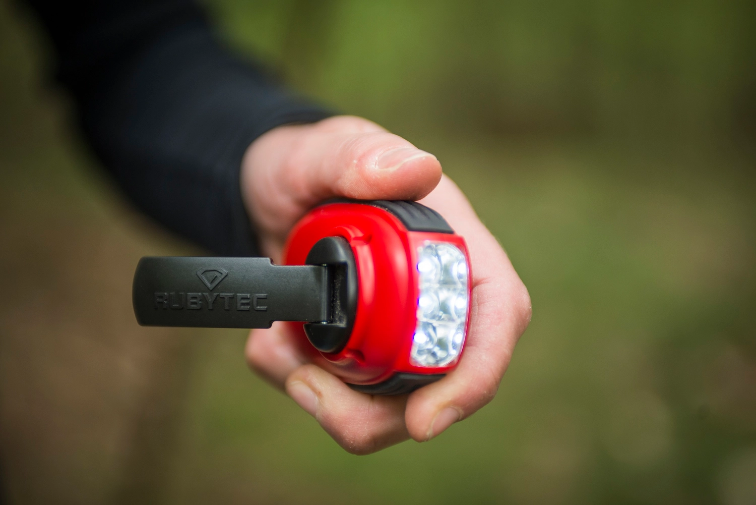 Zaklamp Rubytec Kao XL Swing Solar Red 5 Zaklamp Rubytec Kao XL Swing Solar Red - Afbeelding 5