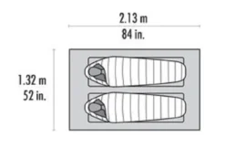Tent MSR Thru-Hiker Mesh House 2 V2 Rood -Spydercoe Winkel 7 10823 msr mesh house 2 floor plan1