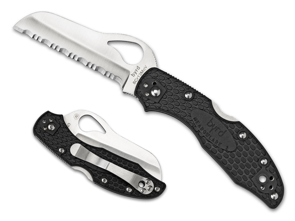 Vouwmes Spyderco Meadowlark Rescue2 Serrated 1 Vouwmes Spyderco Meadowlark Rescue2 Serrated