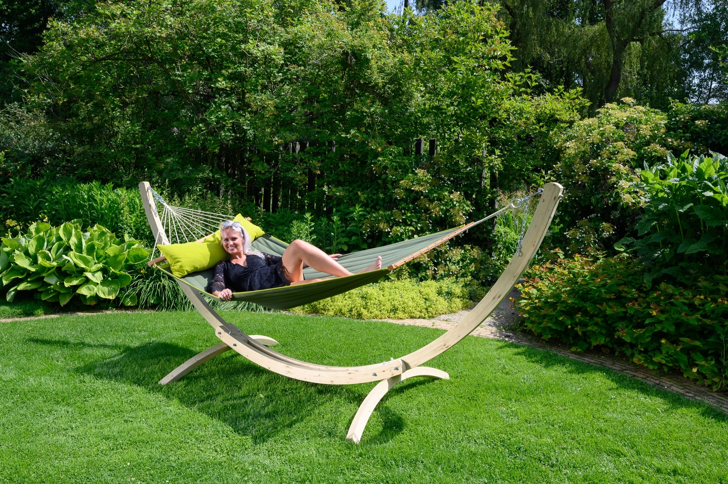 Hangmat Tropilex Double American Green 6 Hangmat Tropilex Double American Green - Afbeelding 6