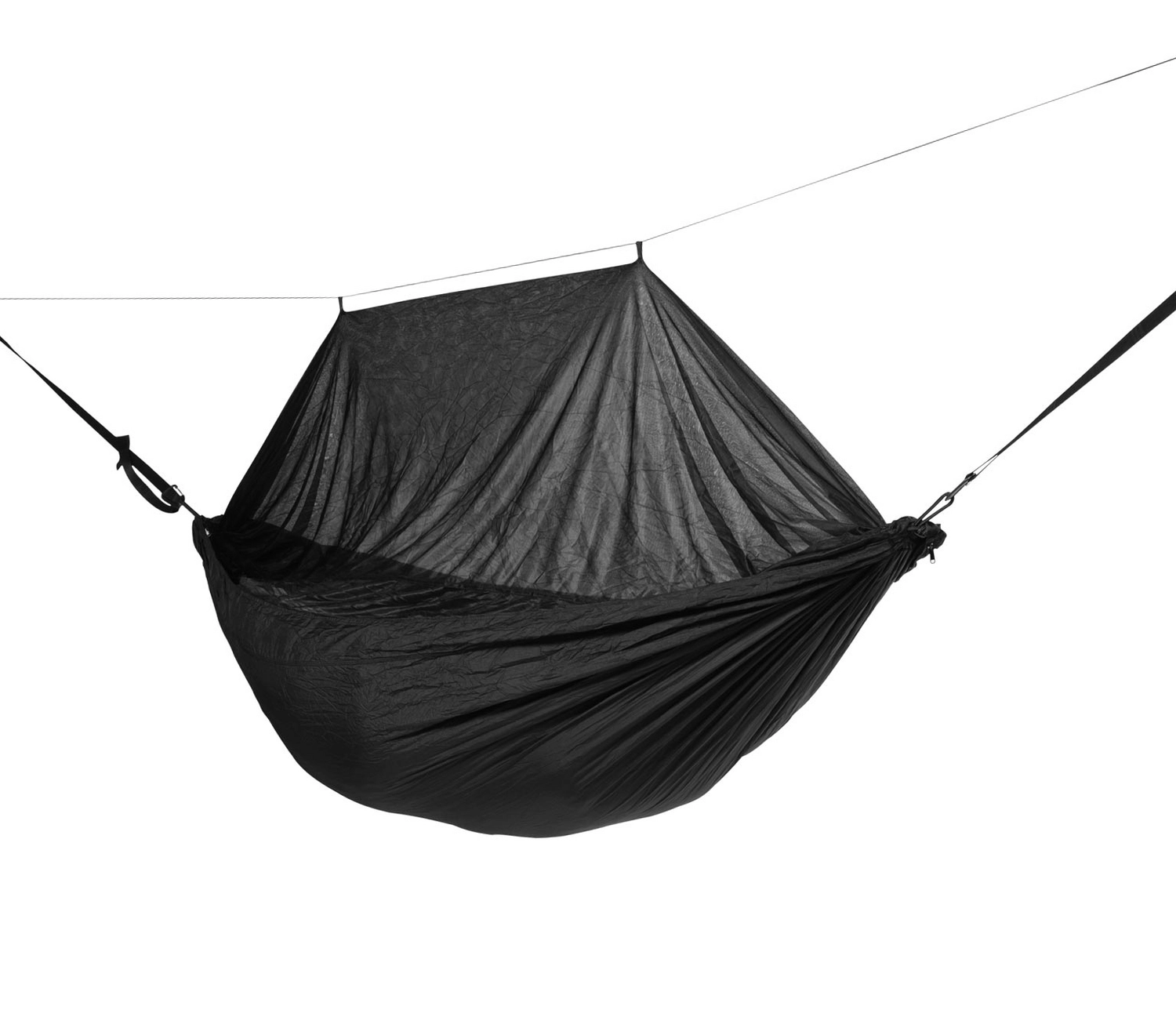 Hangmat Tropilex Travel Single Mosquito Black 2 Hangmat Tropilex Travel Single Mosquito Black - Afbeelding 2