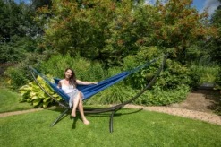 Hangmat Tropilex Single Plain Blue -Spydercoe Winkel hammock plain blue 121