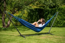 Hangmat Tropilex Single Plain Blue -Spydercoe Winkel hammock plain blue 212