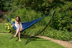 Hangmat Tropilex Single Plain Blue -Spydercoe Winkel hammock plain blue 223