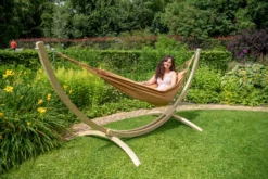 Hangmat Tropilex Single Plain Mocca 15 Hangmat Tropilex Single Plain Mocca -Spydercoe Winkel hammock plain mocca 233