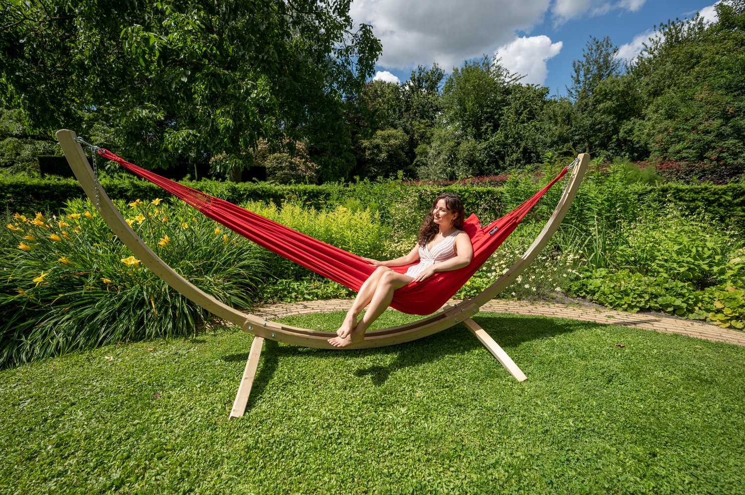 Hangmat Tropilex Single Plain Red 5 Hangmat Tropilex Single Plain Red - Afbeelding 5