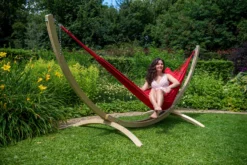 Hangmat Tropilex Single Plain Red 13 Hangmat Tropilex Single Plain Red -Spydercoe Winkel hammock plain red 231