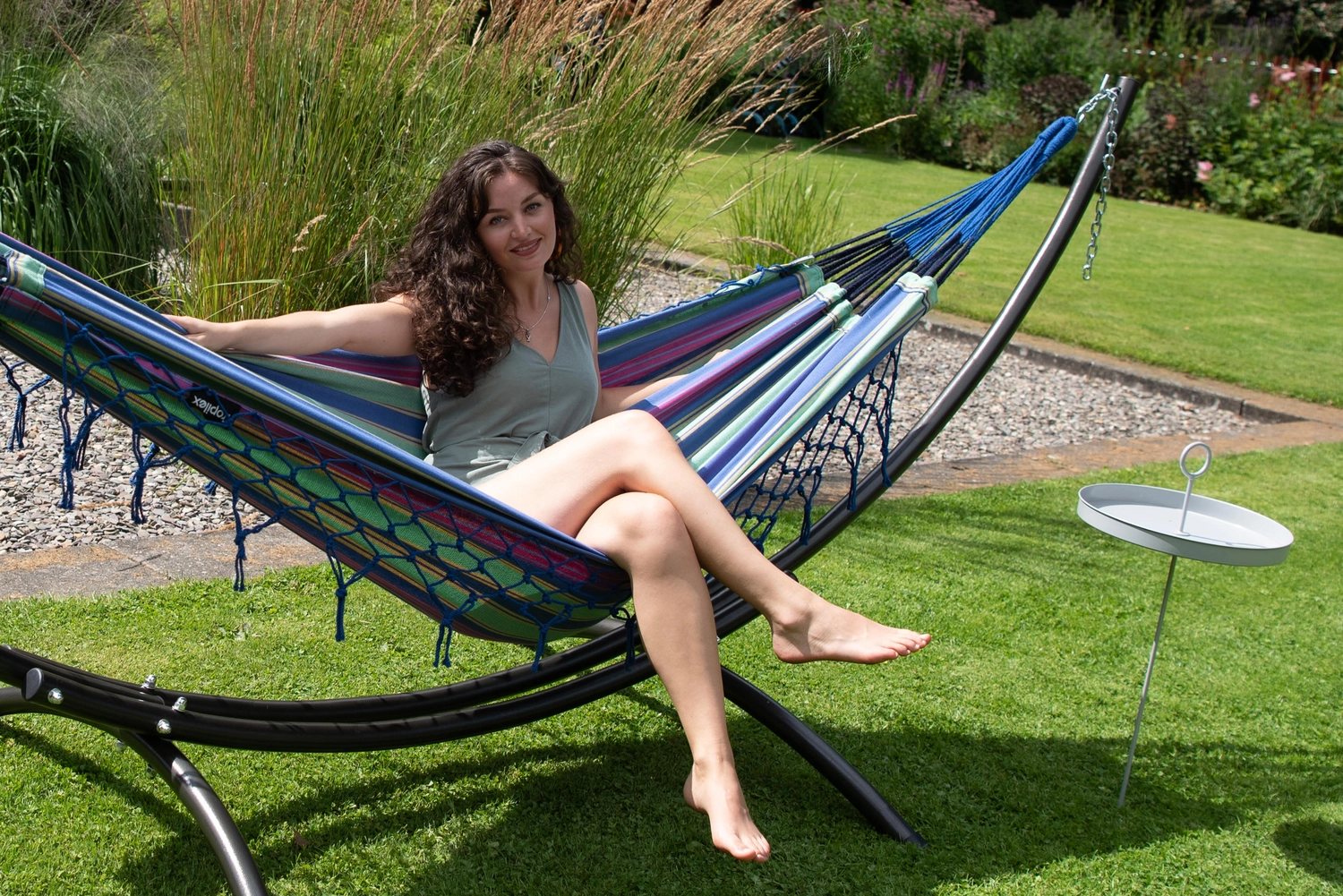 Hangmat Tropilex Single Saba Blueberry 5 Hangmat Tropilex Single Saba Blueberry - Afbeelding 5