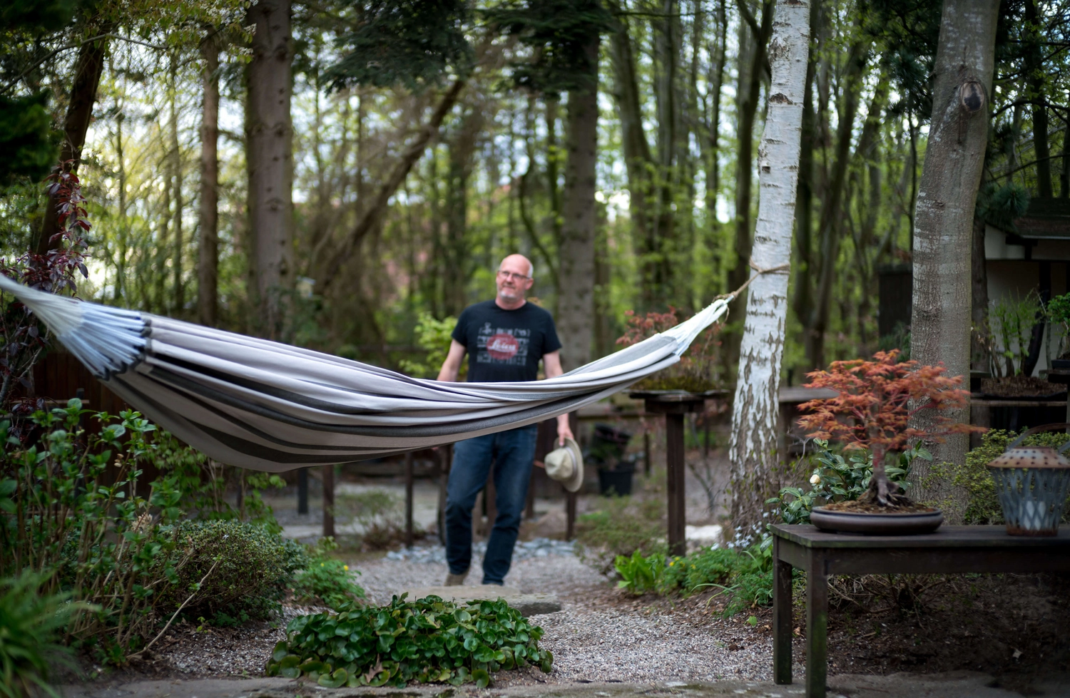 Hangmat Tropilex Family Stripes Silver 3 Hangmat Tropilex Family Stripes Silver - Afbeelding 3