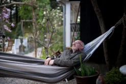 Hangmat Tropilex Family Stripes Silver 13 Hangmat Tropilex Family Stripes Silver -Spydercoe Winkel hammock stripes silver 22