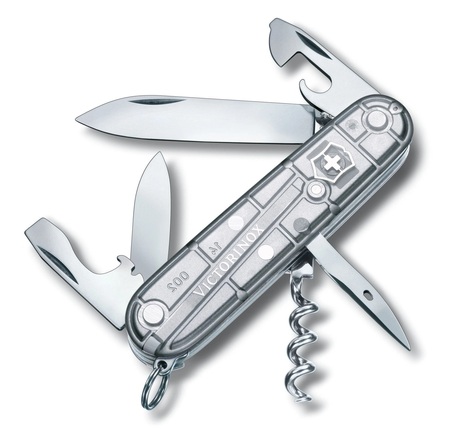 Zakmes Spartan SilverTech Transparant Victorinox 1 Zakmes Spartan SilverTech Transparant Victorinox