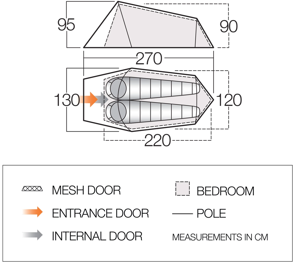 Tent Vango Soul 200 Treetops 8 Tent Vango Soul 200 Treetops - Afbeelding 8